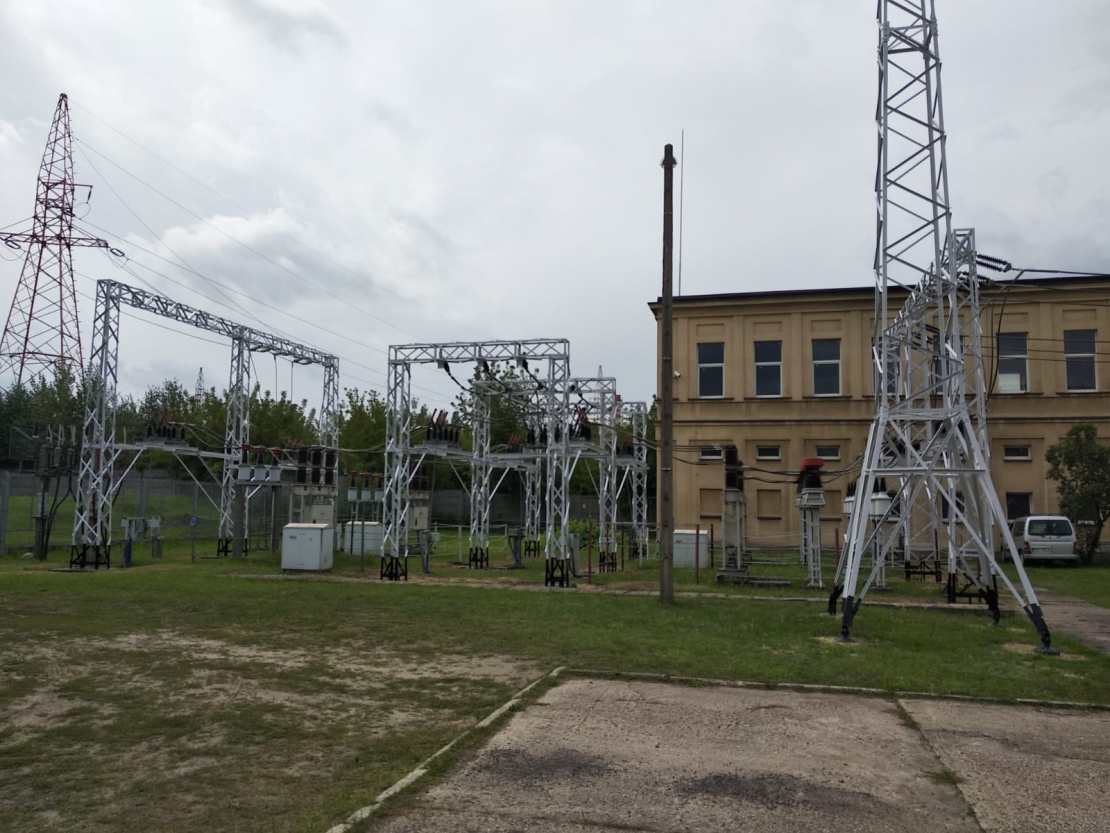 Zabezpieczenie antykorozyjne rozdzielni napowietrznej 110 kV i 30 kV