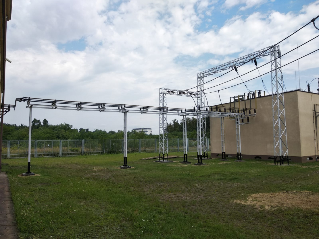 Zabezpieczenie antykorozyjne rozdzielni napowietrznej 110 kV i 30 kV